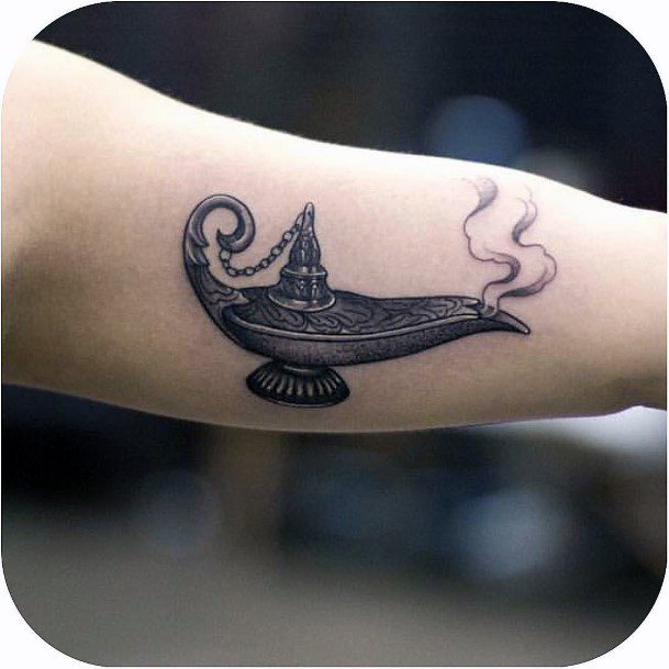 Genie Lamp Girls Tattoo Ideas