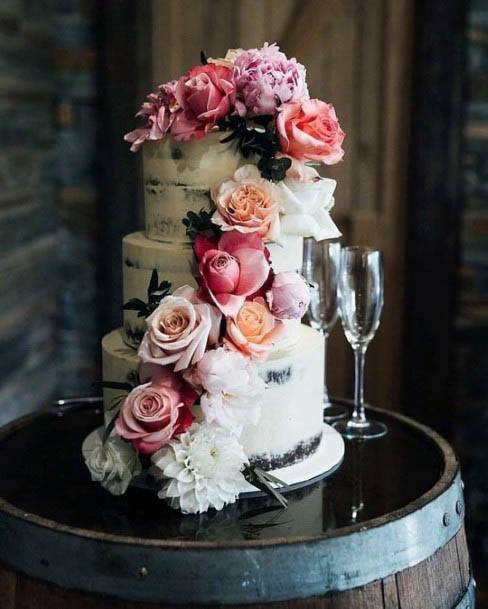 Genuine Wedding Cake Flowers