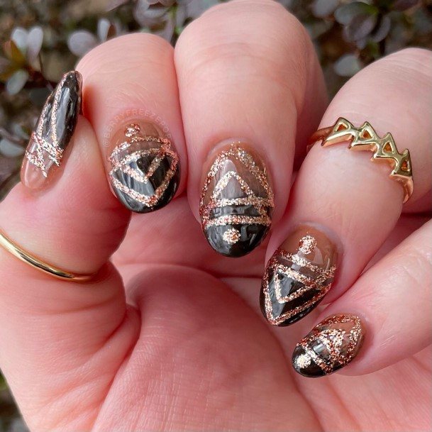 Geometric Womens Feminine Geometric Nails