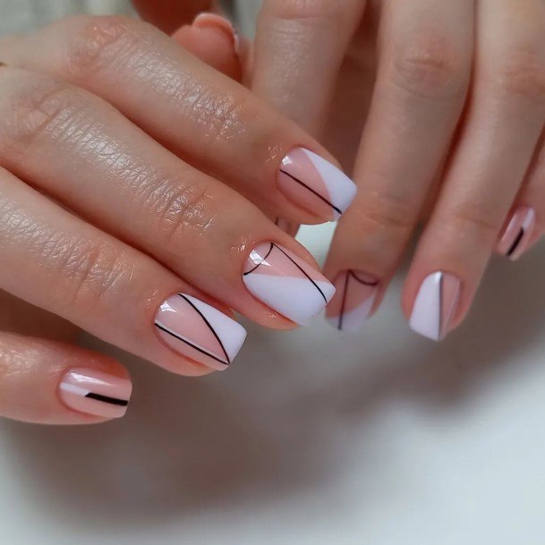 Geometric Womens Nail Designs