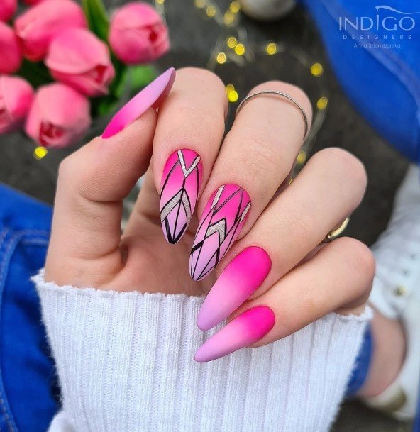 Geometric Womens Nails