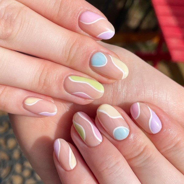 Georgeous Easter Nail On Girl