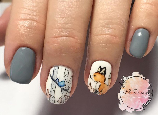 Georgeous Fox Nail On Girl