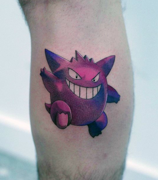 Georgeous Gengar Tattoo On Girl