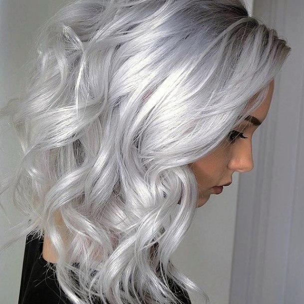 Georgeous Grey Ombre Hairstyles On Girl