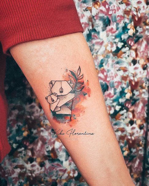 Georgeous Koala Tattoo On Girl