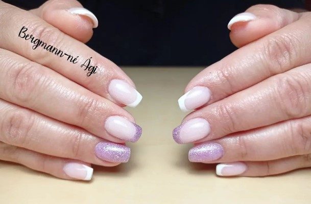 Georgeous Lilac Nail On Girl