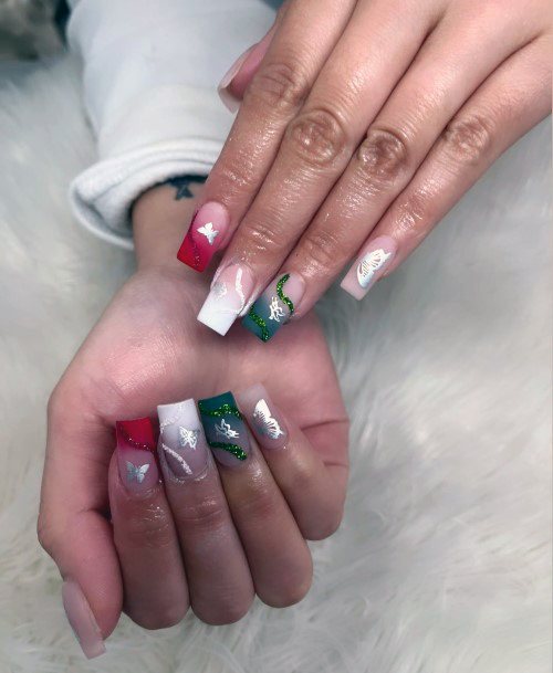 Georgeous Mexican Nail On Girl