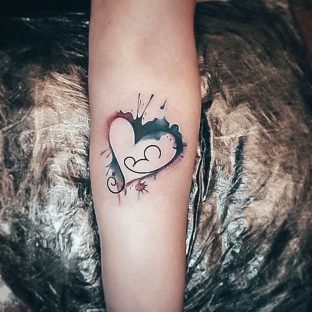 Georgeous Miscarriage Tattoo On Girl