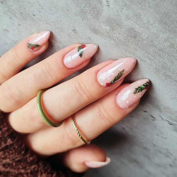 Georgeous Winter Nail On Girl