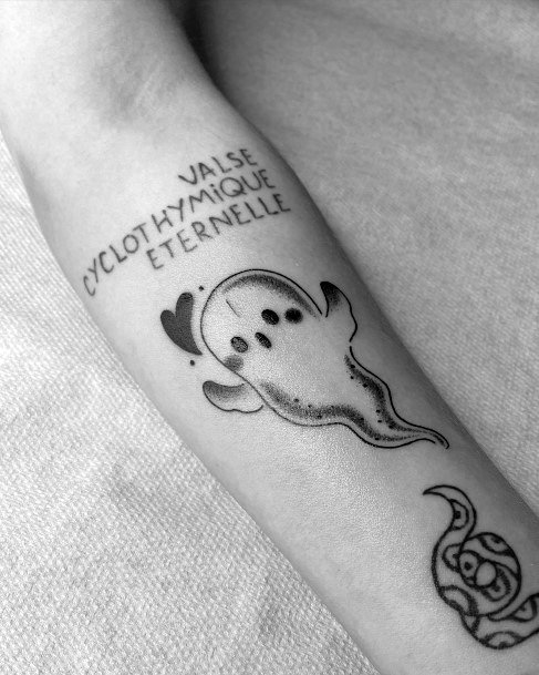 Ghost Female Tattoo Designs