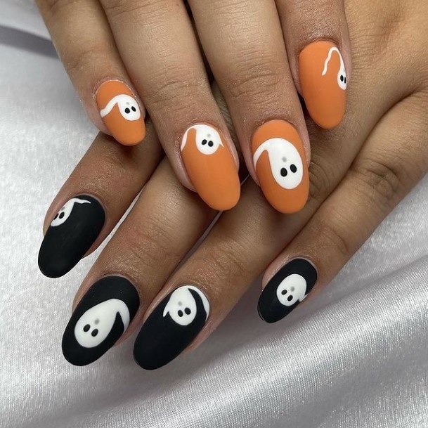 Ghost Nails For Girls