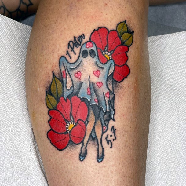 Ghost Woman Tattoo Art