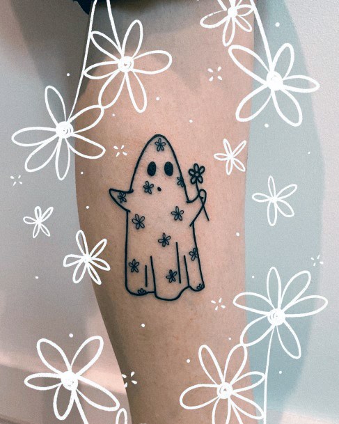 Ghostic Womens Ghost Tattoo Designs