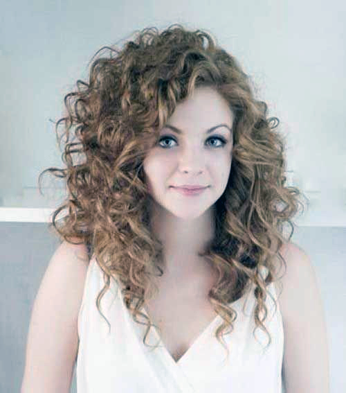 Ginger Hued Natural Hair Nice Cascades Down Shoulder Length Woman