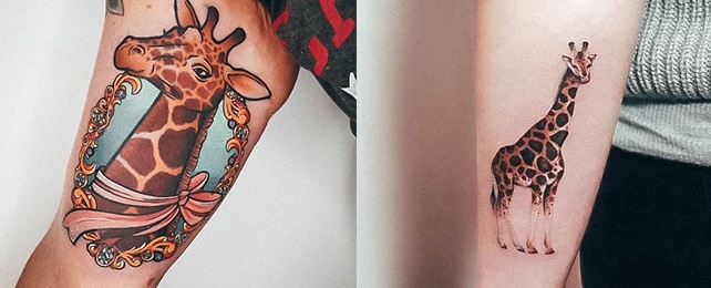 Top 100 Best Giraffe Tattoos For Women – Tall Mammal Design Ideas