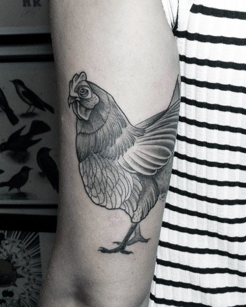 Girl Chicken Tattoo Styles