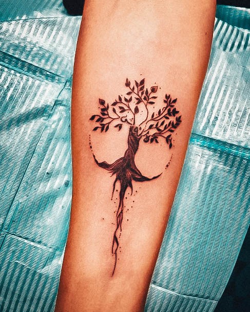 Girl Family Tree Tattoo Styles