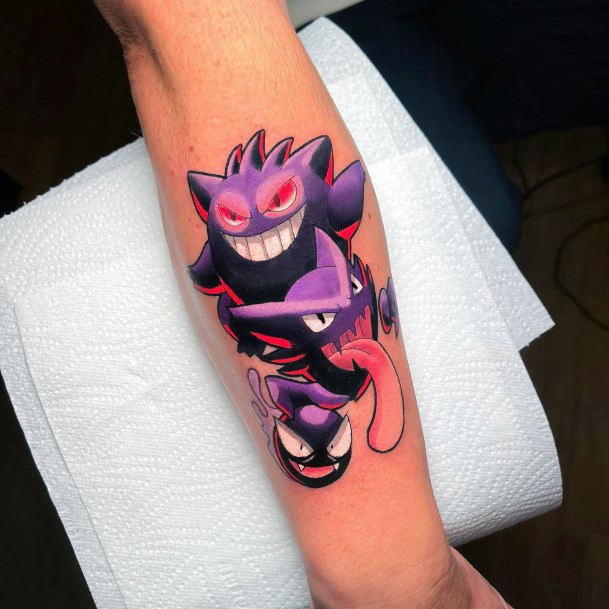 Girl Gengar Tattoo Styles