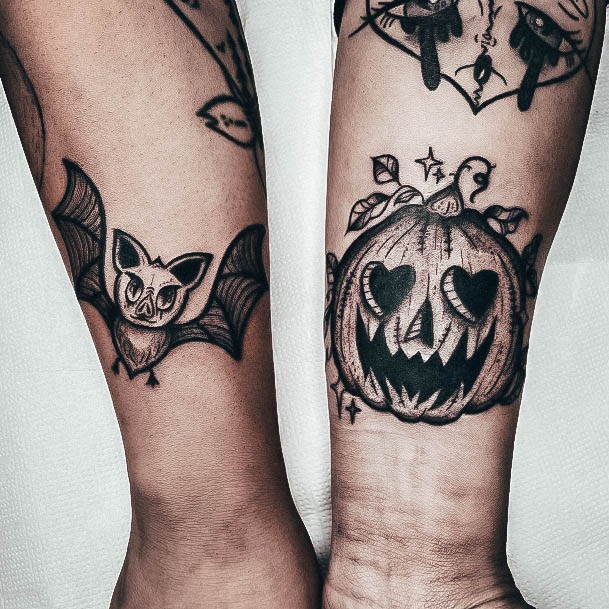 Girl Halloween Tattoo Styles