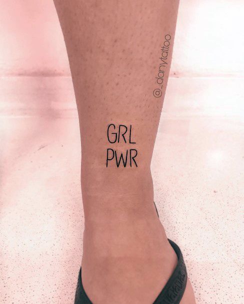 Girl Power Female Tattoo Designs