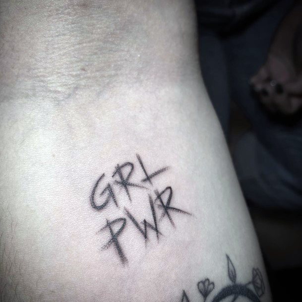 Girl Power Tattoo For Ladies