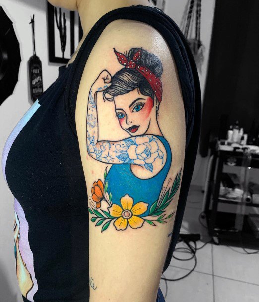 Girl Power Womens Tattoos