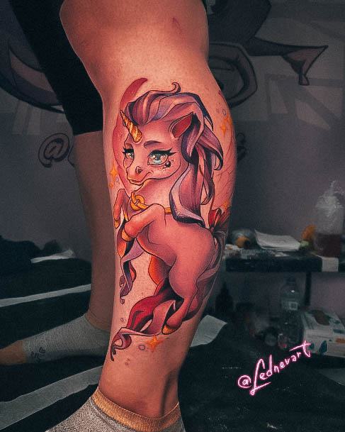 Girl Unicorn Tattoo Styles