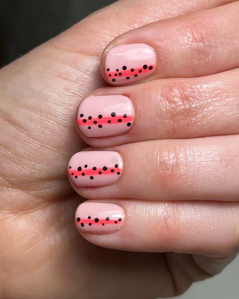 Girl Watermelon Fingernail Styles