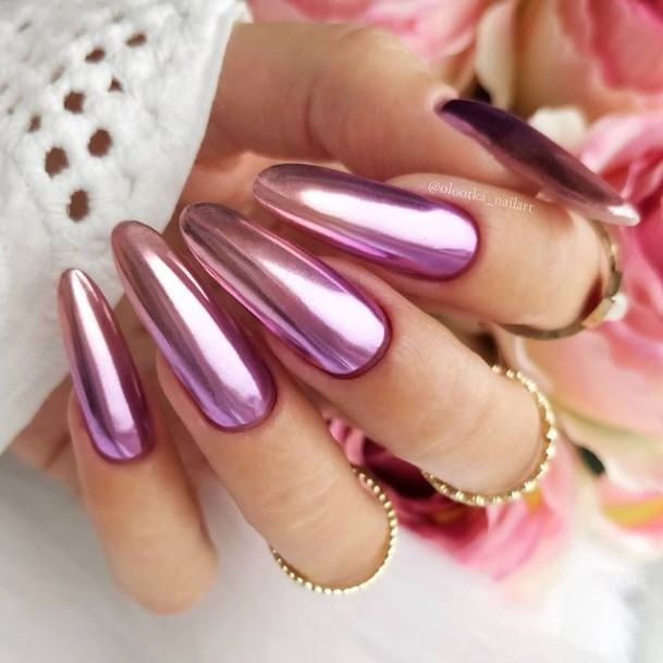 Girl With Darling Bright Nail Design