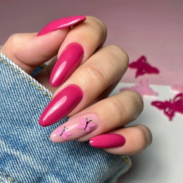 Girl With Darling Brilliant Nail Design