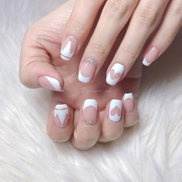 Girl With Darling Crown Nail Design