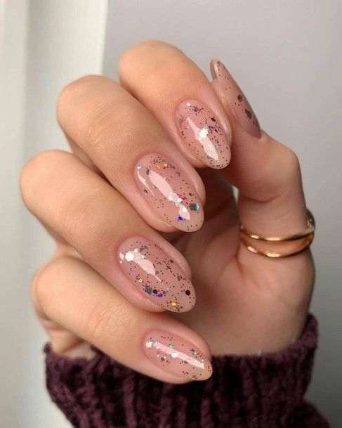 Girl With Darling Date Nail Design