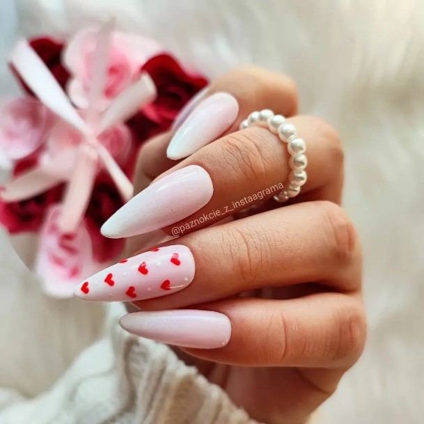 Girl With Darling February Nail Design