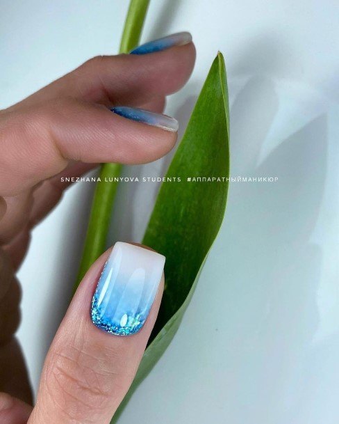 Girl With Darling Gel Nail Design