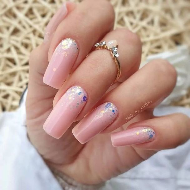 Girl With Darling Glamorous Nail Design