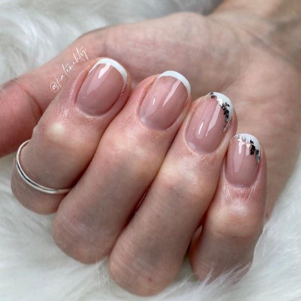 Girl With Darling New Years Nail Design