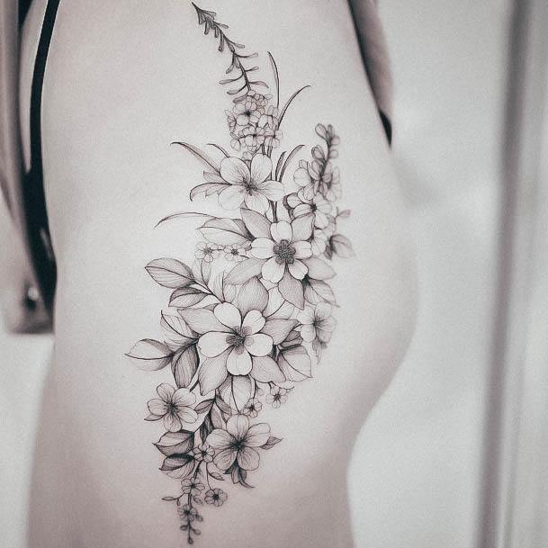 Top 100 Best Wildflower Tattoos For Women - Floral Design Ideas