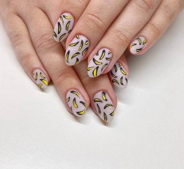 Girl With Feminine Banana Nail