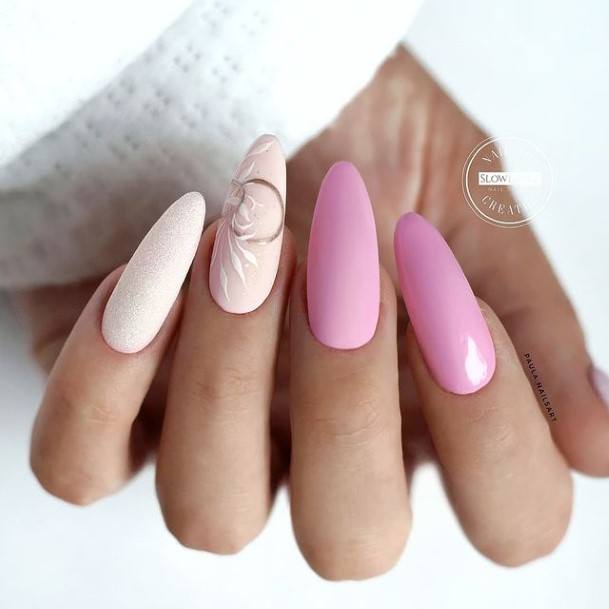 Girl With Feminine Classy Nail