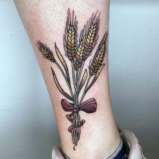 Girl With Feminine Corn Tattoo