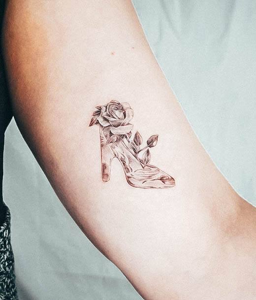 Girl With Feminine Disney Tattoo