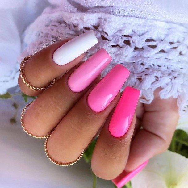 Girl With Feminine Festival Nail