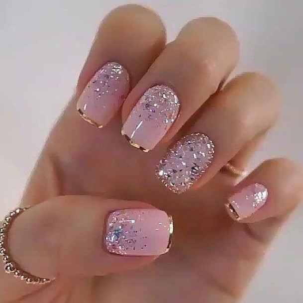 Girl With Feminine Light Nail