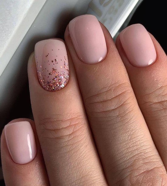 Girl With Feminine Neat Nail