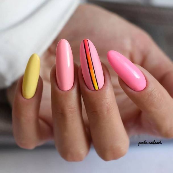 Girl With Feminine Party Nail