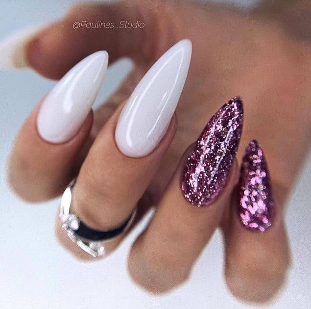 Girl With Feminine Sexy Nail