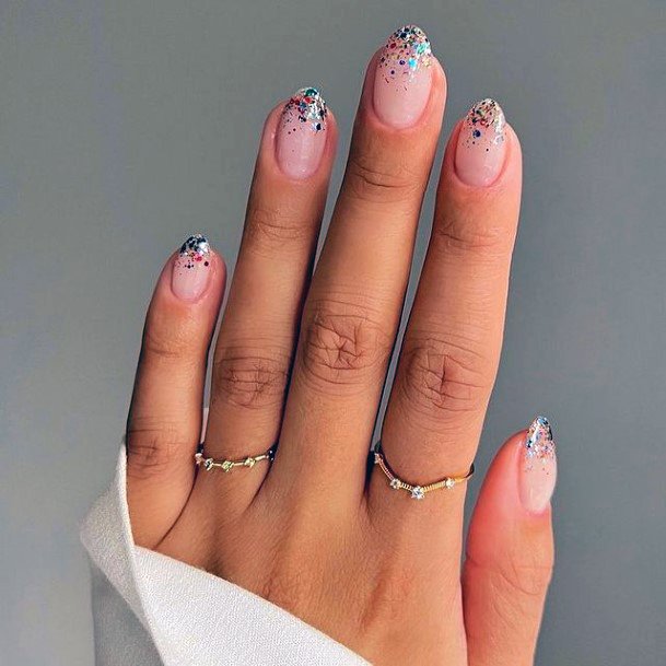 Girl With Feminine Silver Dress Nail