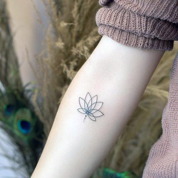 Girl With Feminine Spiritual Tattoo