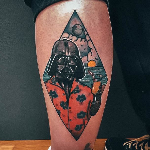 Girl With Feminine Star Wars Tattoo